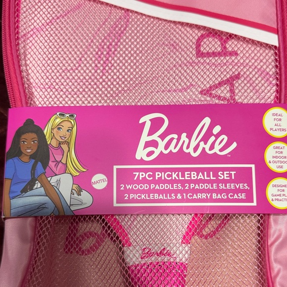 Barbie Pink Pickleball Set with Accessories - Picture 3 of 4